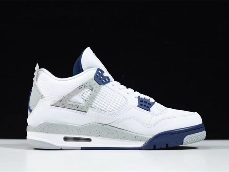 Jordan 4 RetroWhite Midnight Navy DH6927-140