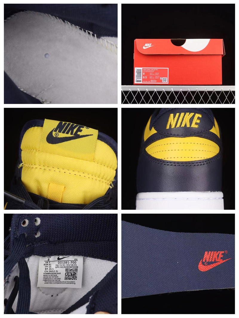 Nike Dunk Low Michigan (2021) DD1391-700