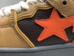 GT A Bathing Ape Bape SK8 Sta Brown Orange