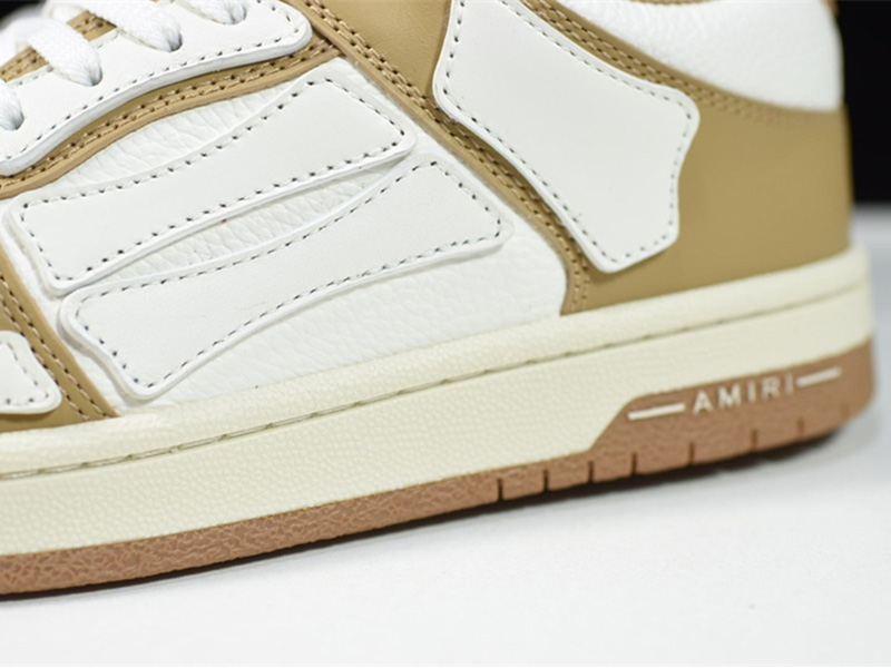 AMIRI Skel Top Low Brown White MFS003-281