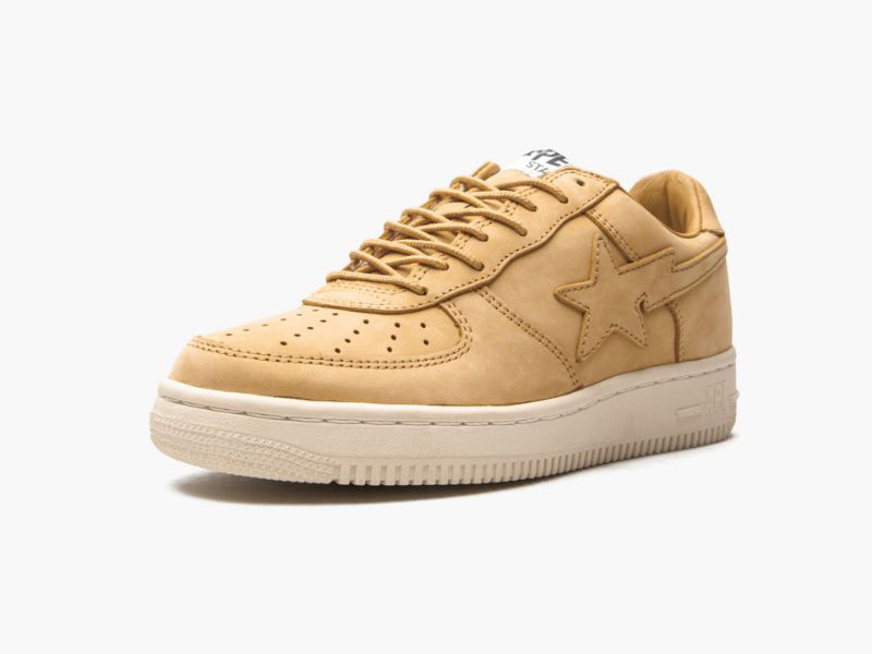 A BATHING APE® Mens BAPE STA YELLOW NUBUK