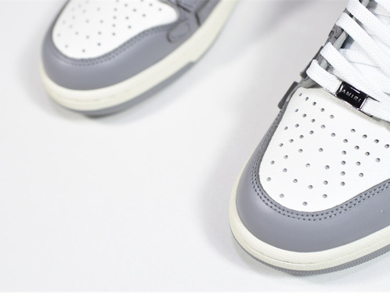 AMIRI Skel Top Low Gery White MFS003-043