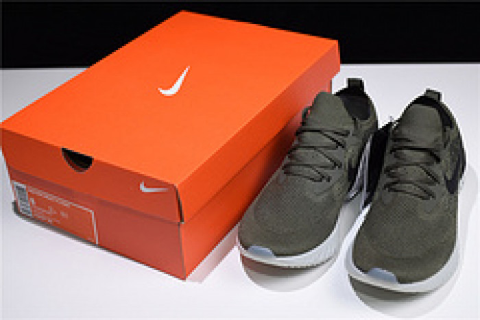 nike epic react flyknit olive AQ0067 300