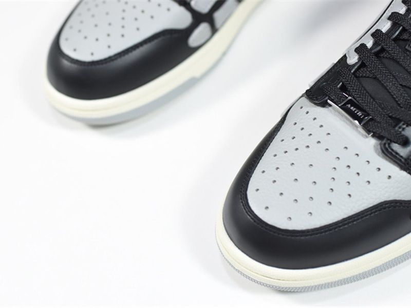 AMIRI Skel Top Low Black Gery MFS003-016