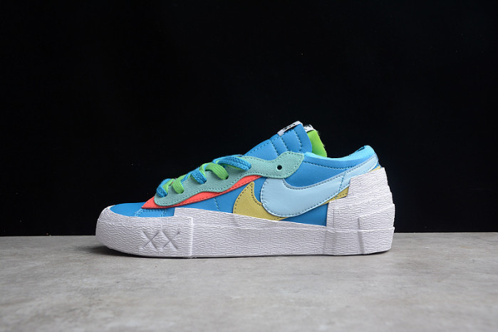 KAWS x sacai x Blazer Low Neptune Blue DM7901-400