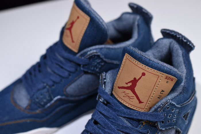 Levis x Nike Air Jordan 4 Denim AO2571-401