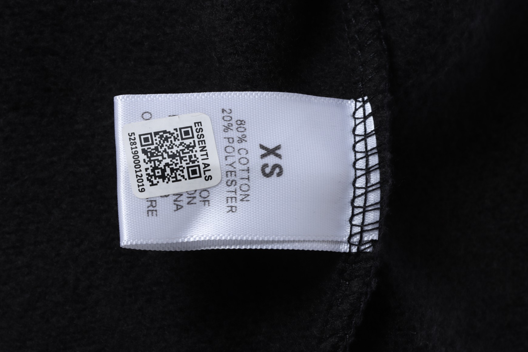 FOG ESSENTIALS Double Thread Floral Fleece Oversized Hoodie