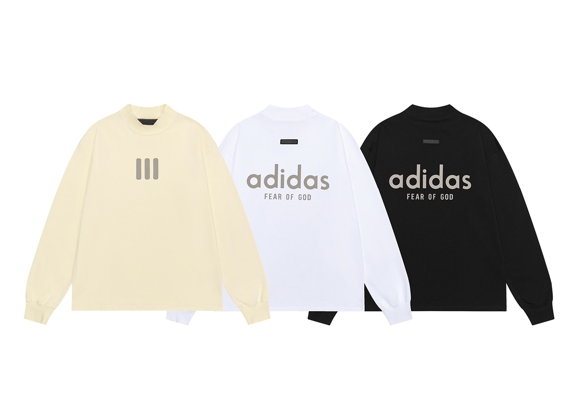 FEAR OF GOD x adidas 3/4 Mock Tee