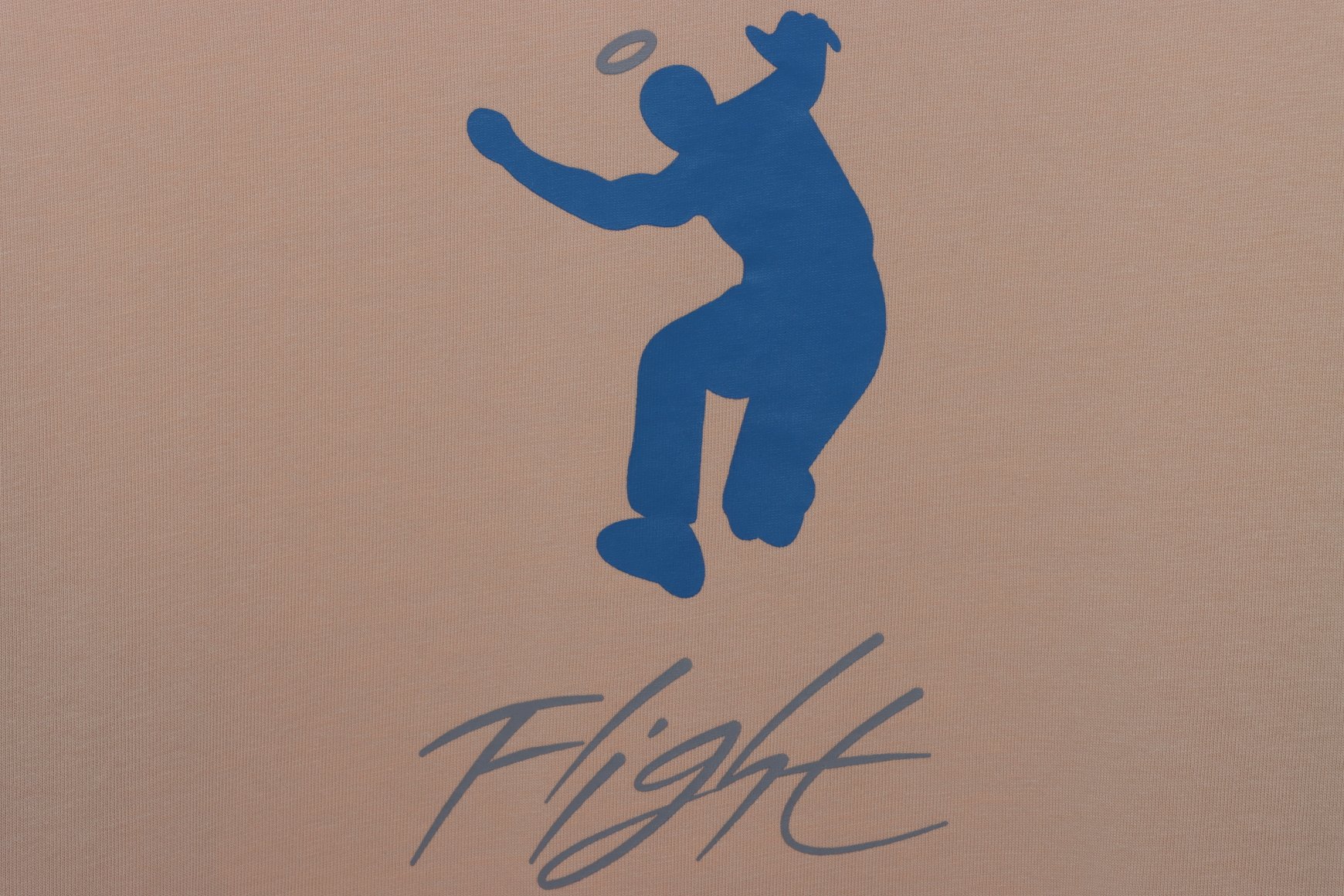 Aj UNION character letter print short sleeve