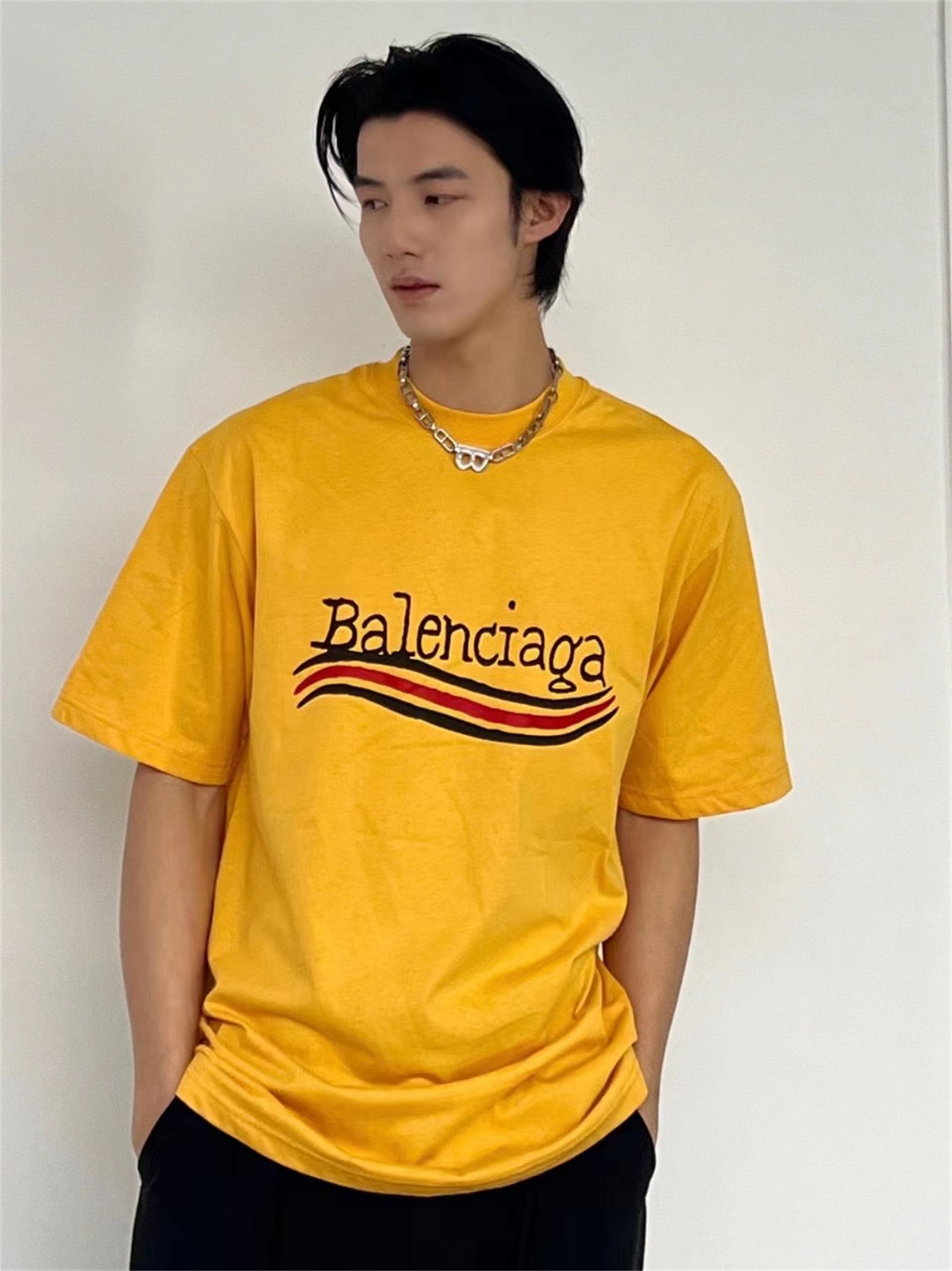 BLCG Front and rear coke graffiti print short sleeve t-shirt