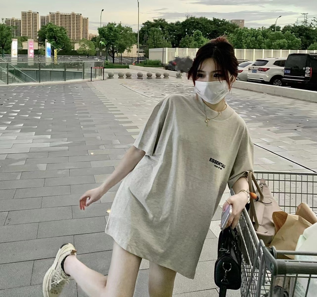 FOG flocked logo print short sleeves