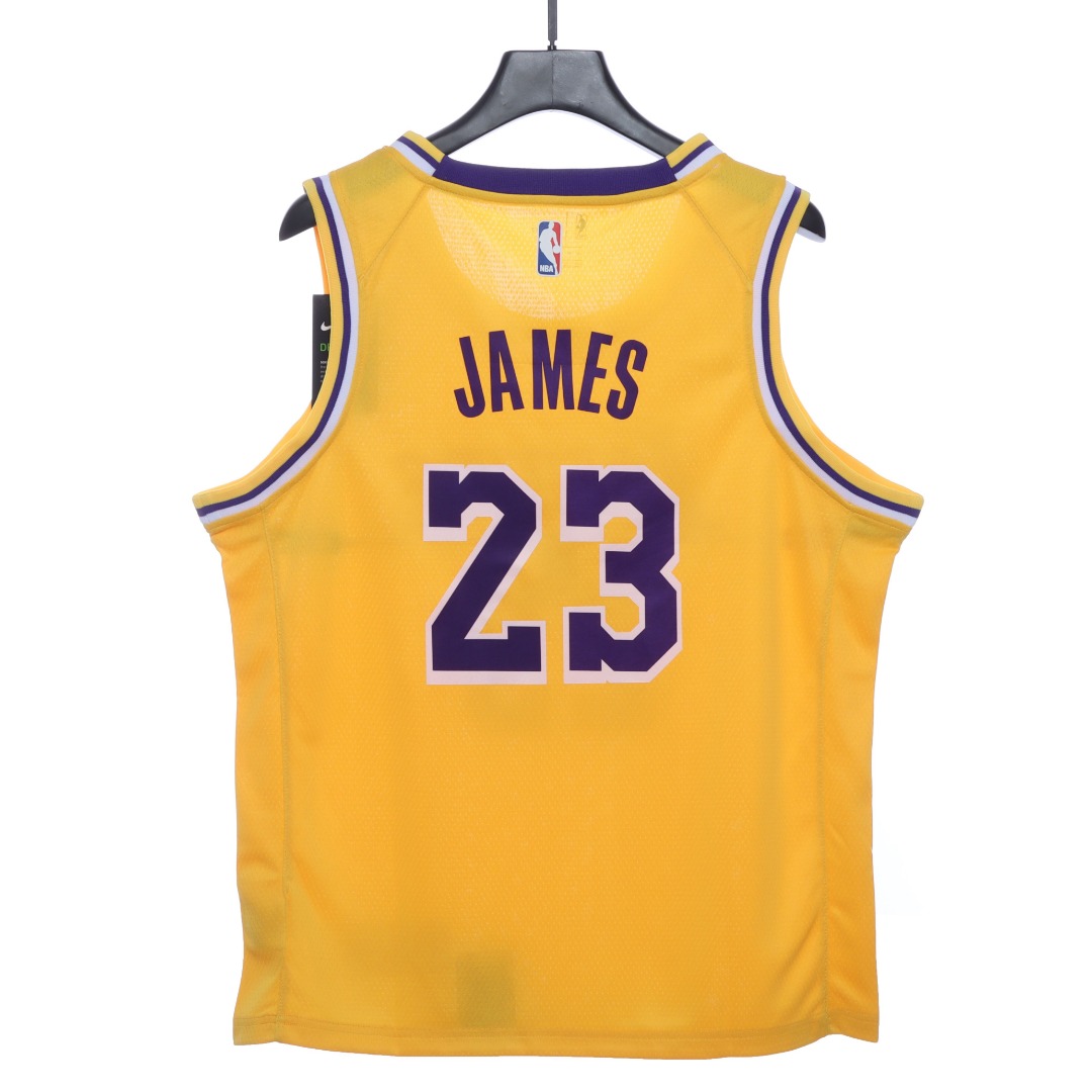 James Lakers home jersey No. 23