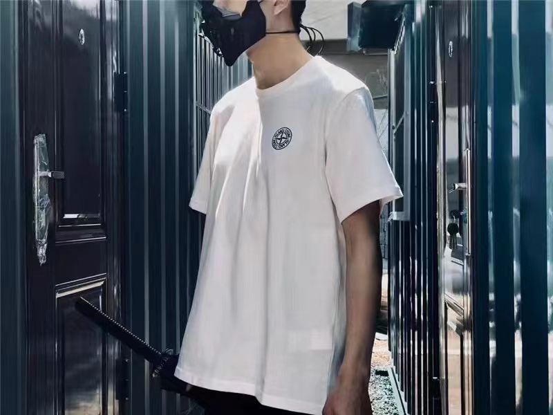 Stone Island Mechanical Compass Print Short Sleeve