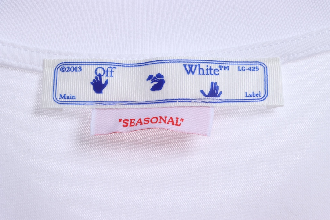 OW Environmental Protection Ink hand-painted graffiti short sleeves