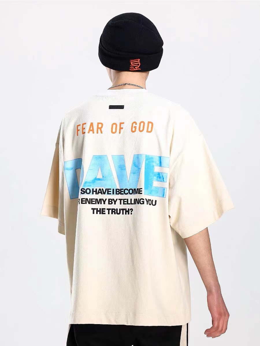 RRR123 joint FOG limited logo print short sleeves