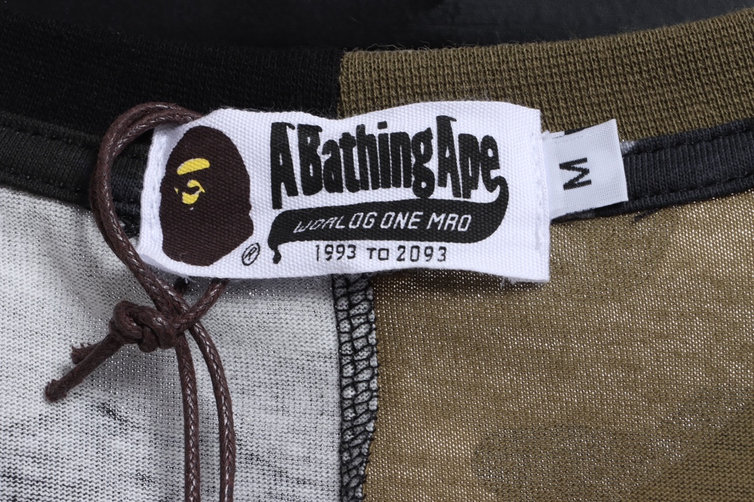 BAPE color matching camouflage shark mouth print short sleeves