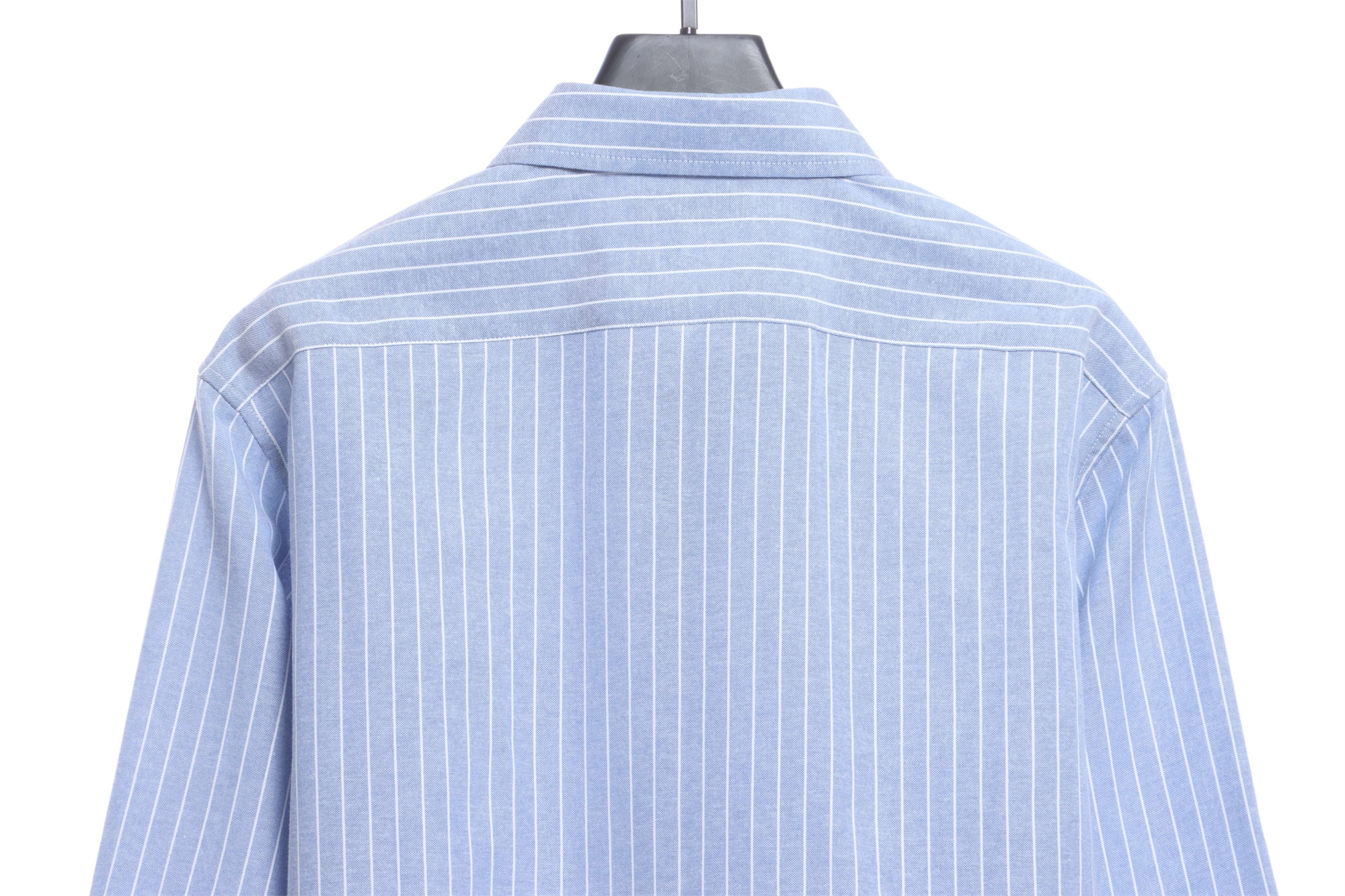 C3  Small Embroidered Vertical Stripe Long Sleeve Shirt