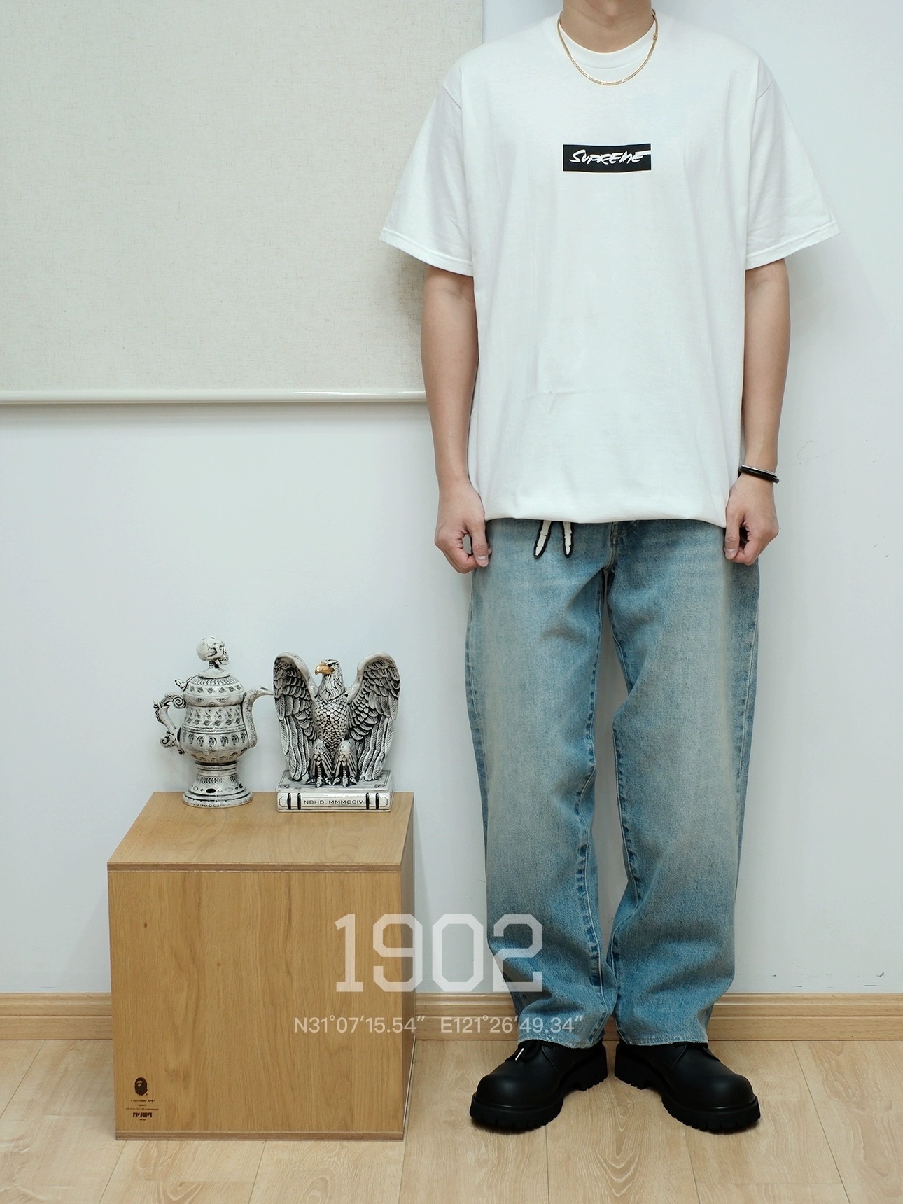 Suprem3 x Futura Box Logo Tee