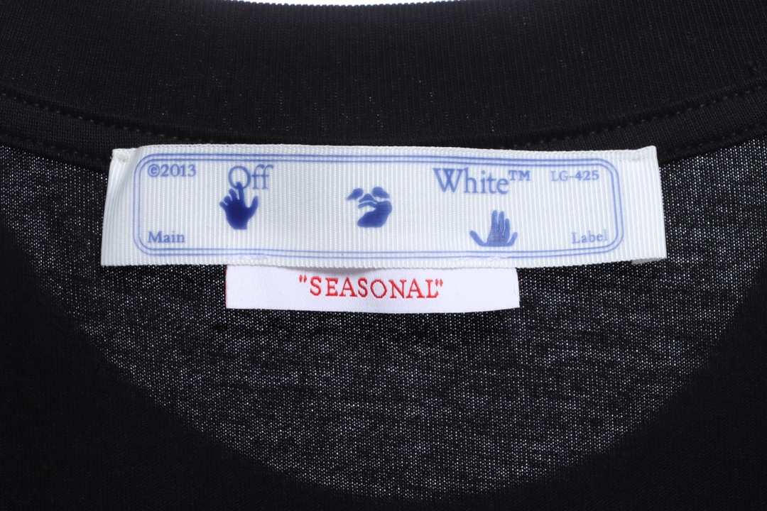 OW Sketch Splashed Ink Arrow Letter Short Sleeves