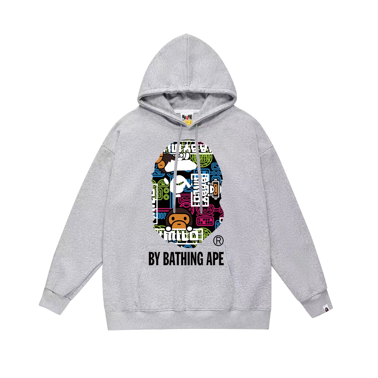 BAPE Ape Head cartoon graphic print hoodie