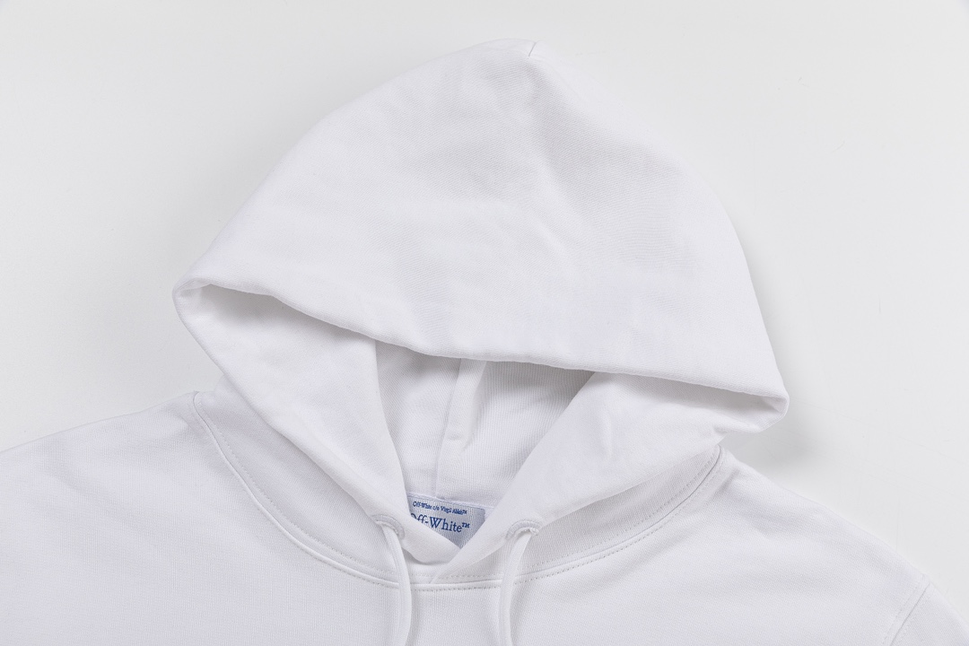 Off-White 24SS new multi-logo loose-fit hoodie