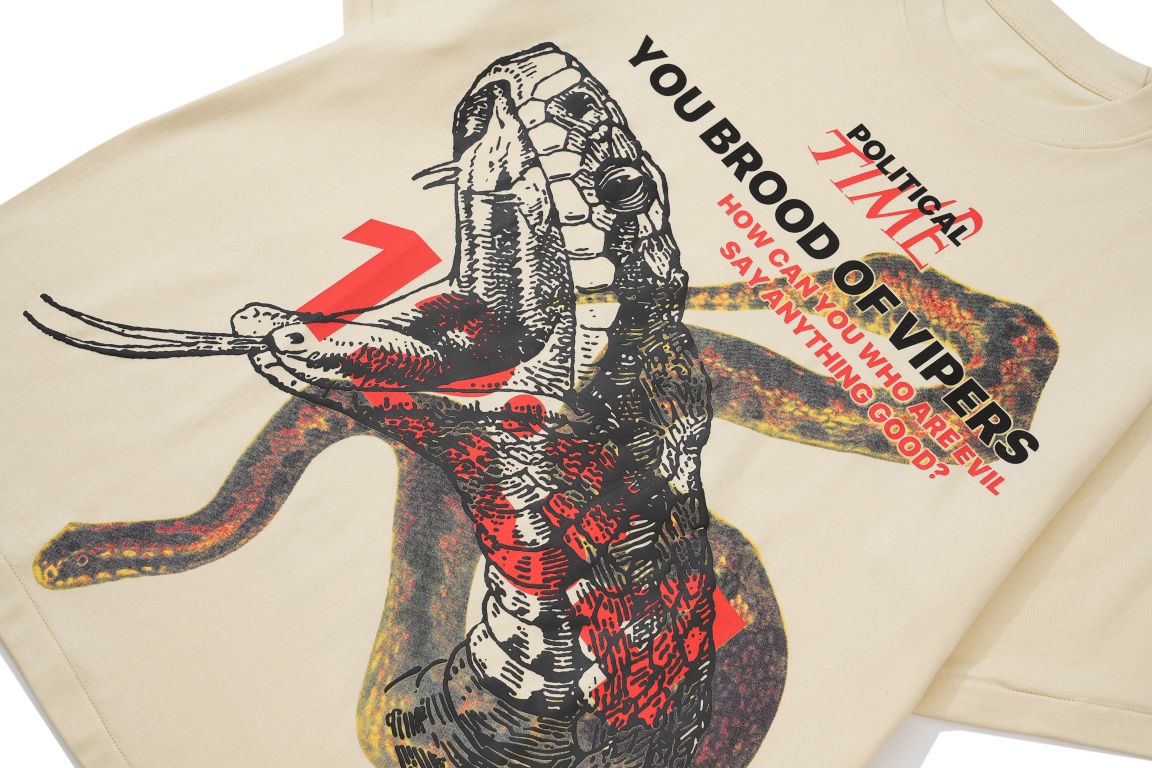 RRR-123 Alchemy Python foam printed short-sleeved T-shirt