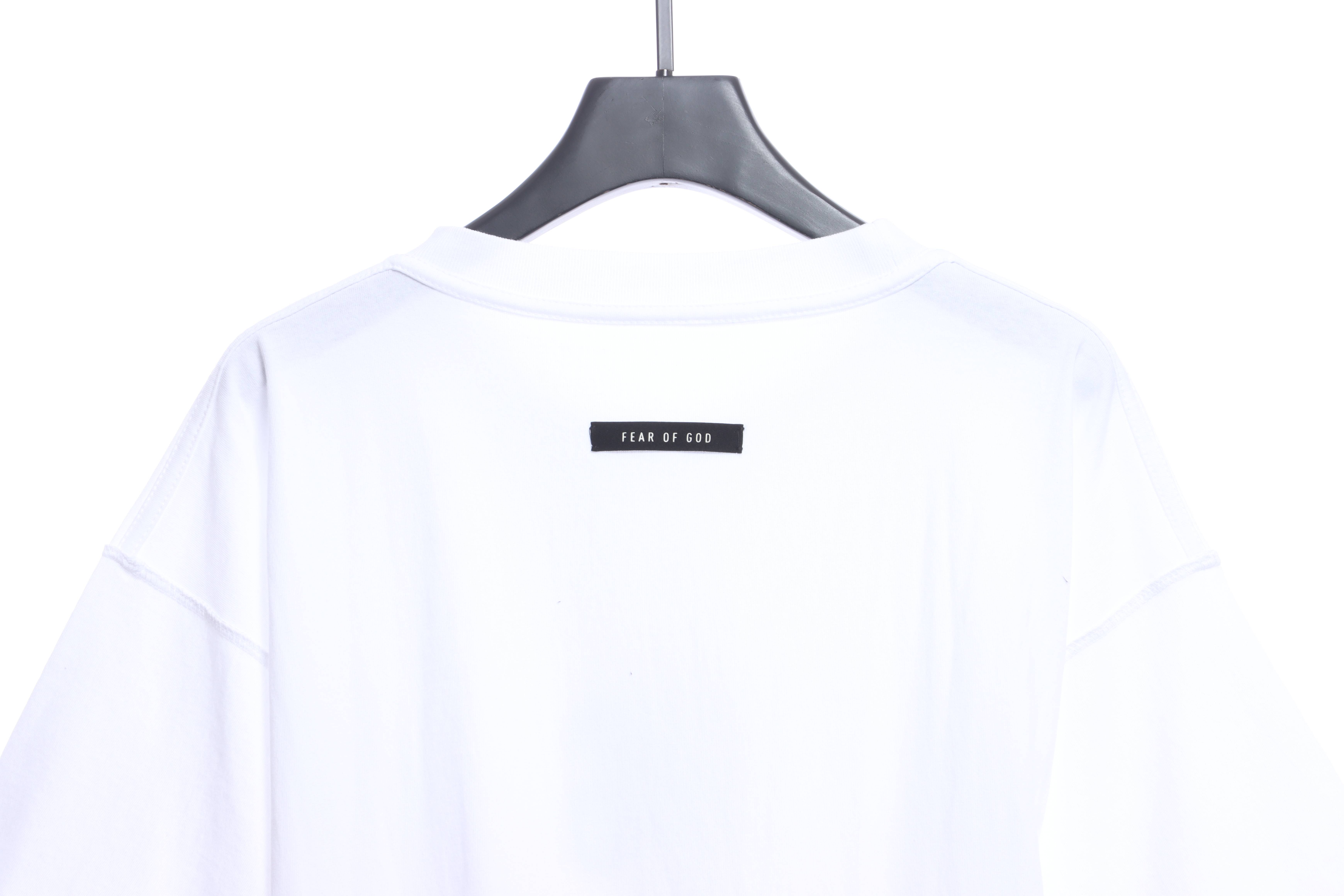 FOG season six main line FG letter short-sleeved T-shirt