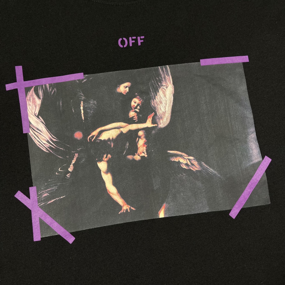 Ow Purple Arrow religious short sleeves