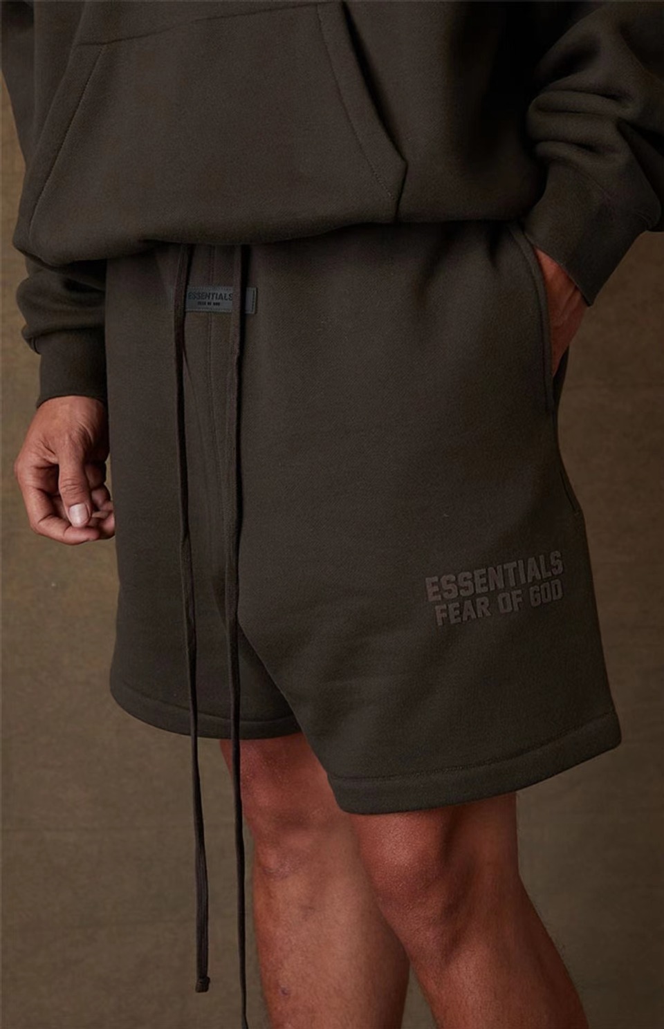 Fear of God Essentials Relaxed Mid Long Shorts