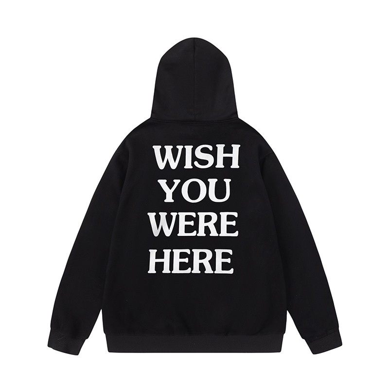 Travis Scott TS Rainbow Letter Embroidery Fleece Hoodie
