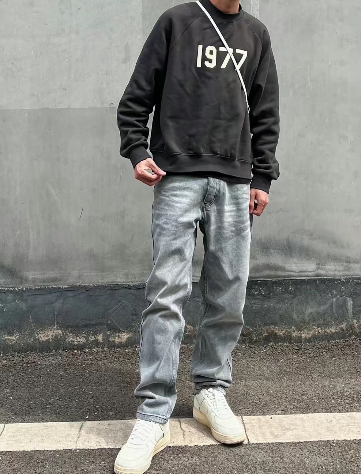 Ess3nt1als F0G  1977 flocking plus fleece sweater