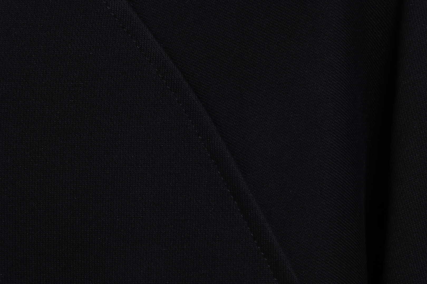 Double Line Back Silicone Lettering Zip Hoodie