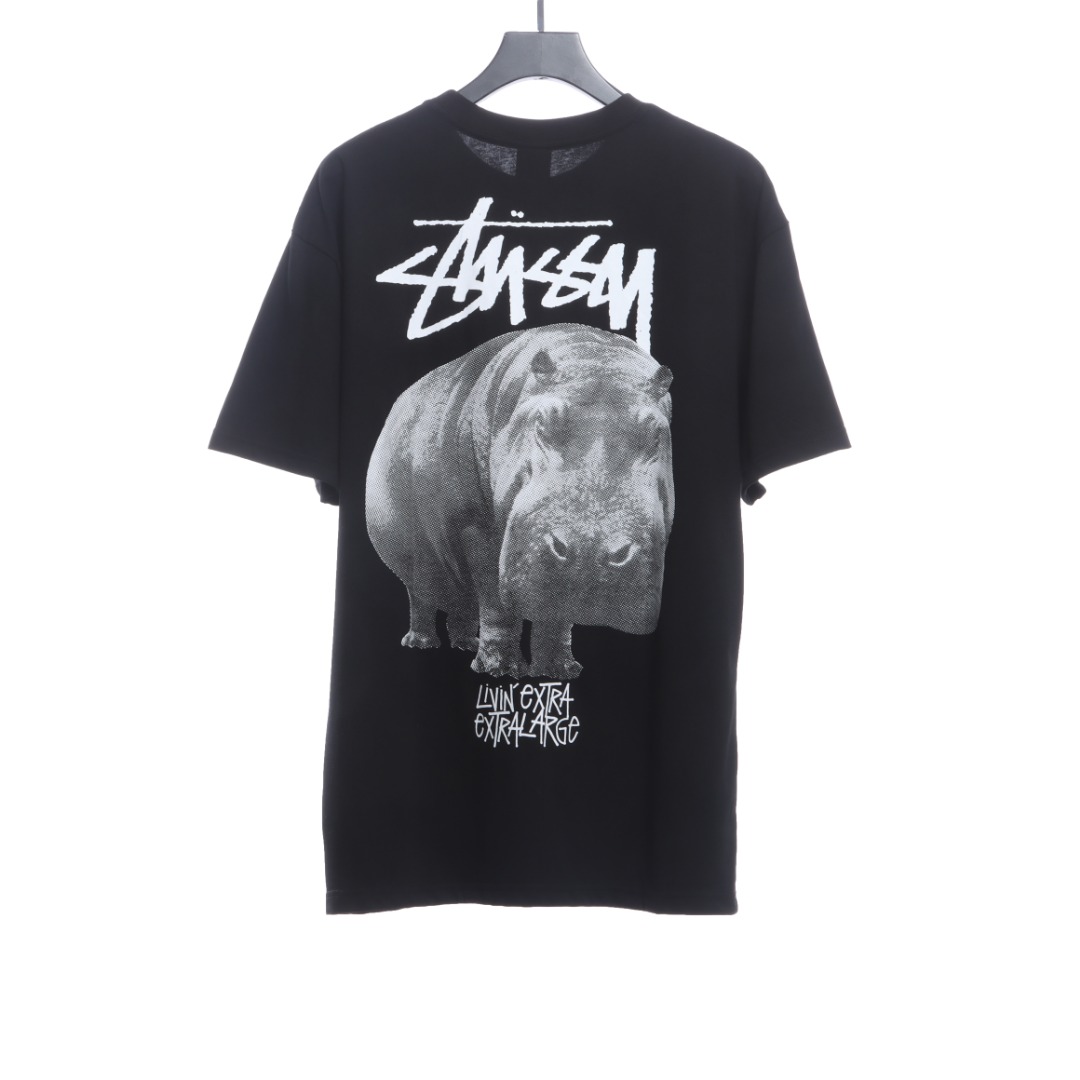 Stussy hippo print short sleeves