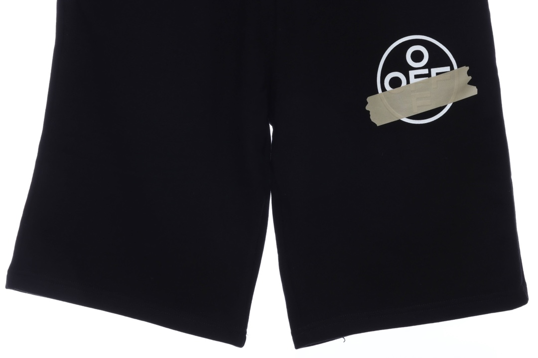 OW striped printed shorts