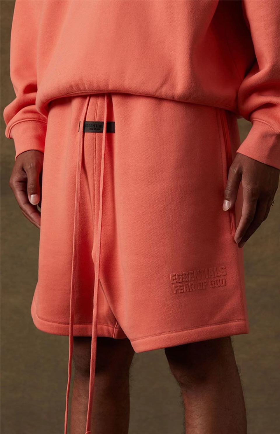 Fear of God Essentials Relaxed Mid Long Shorts