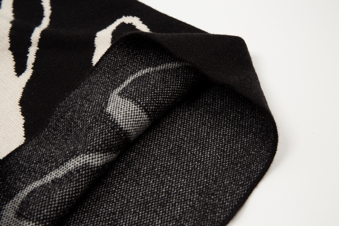 Rhud3 2023ss men's and women's knitted jacquard alphabet shorts