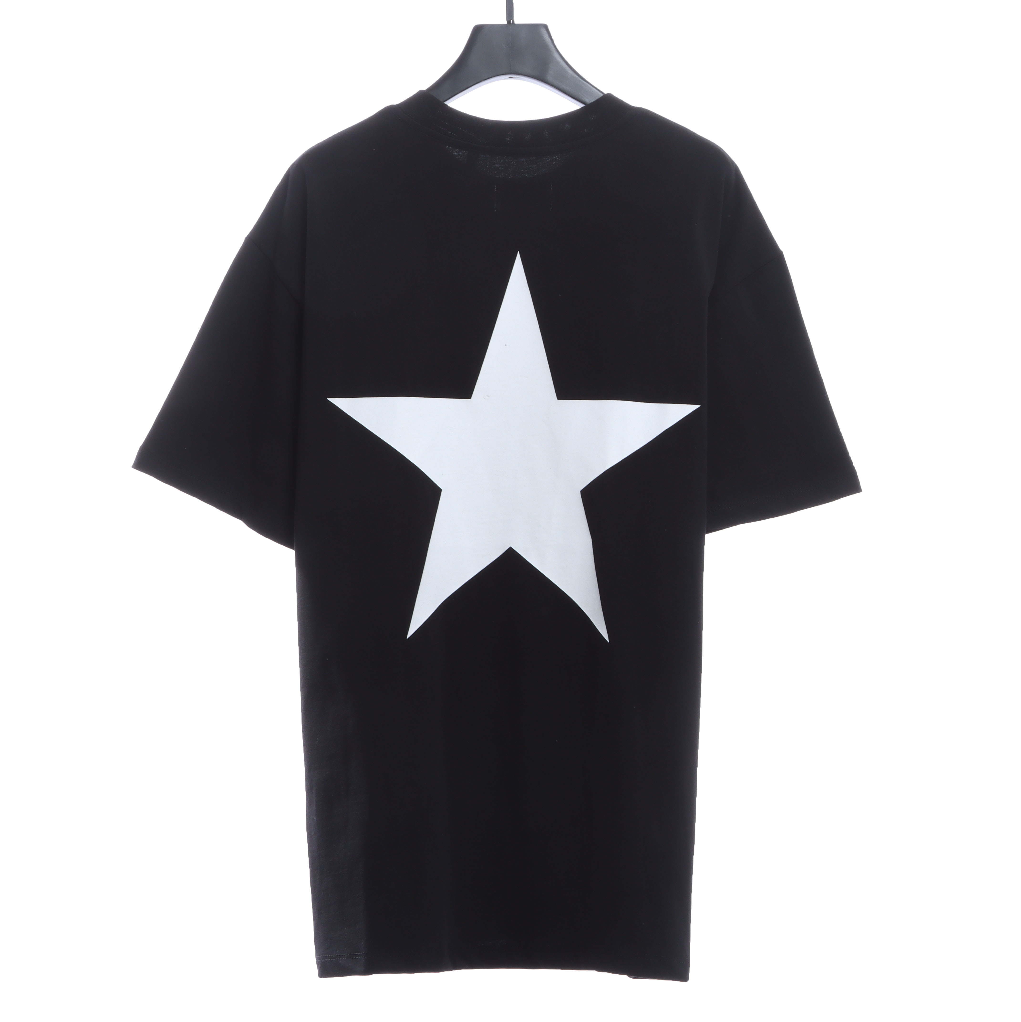 Fear of god  Essentials back five-pointed star print short-sleeved T-shirt