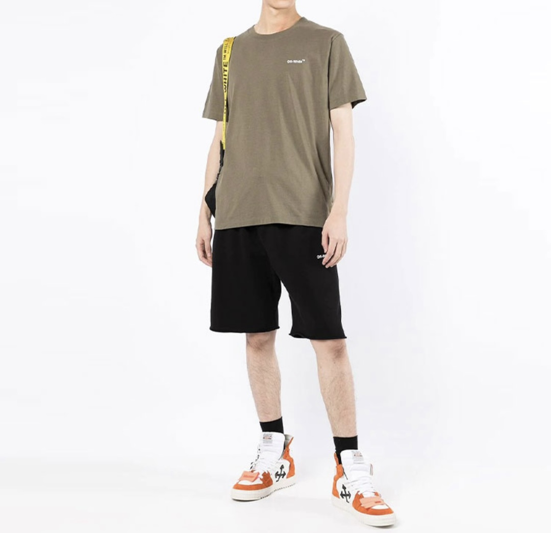 OW ECG printed shorts