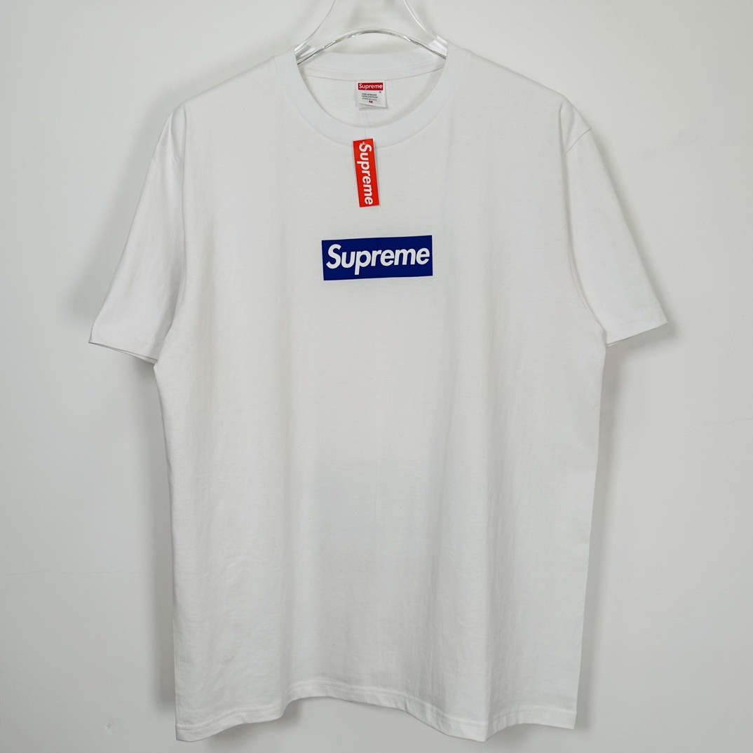 Suprem3 Seoul Box Logo Tee White