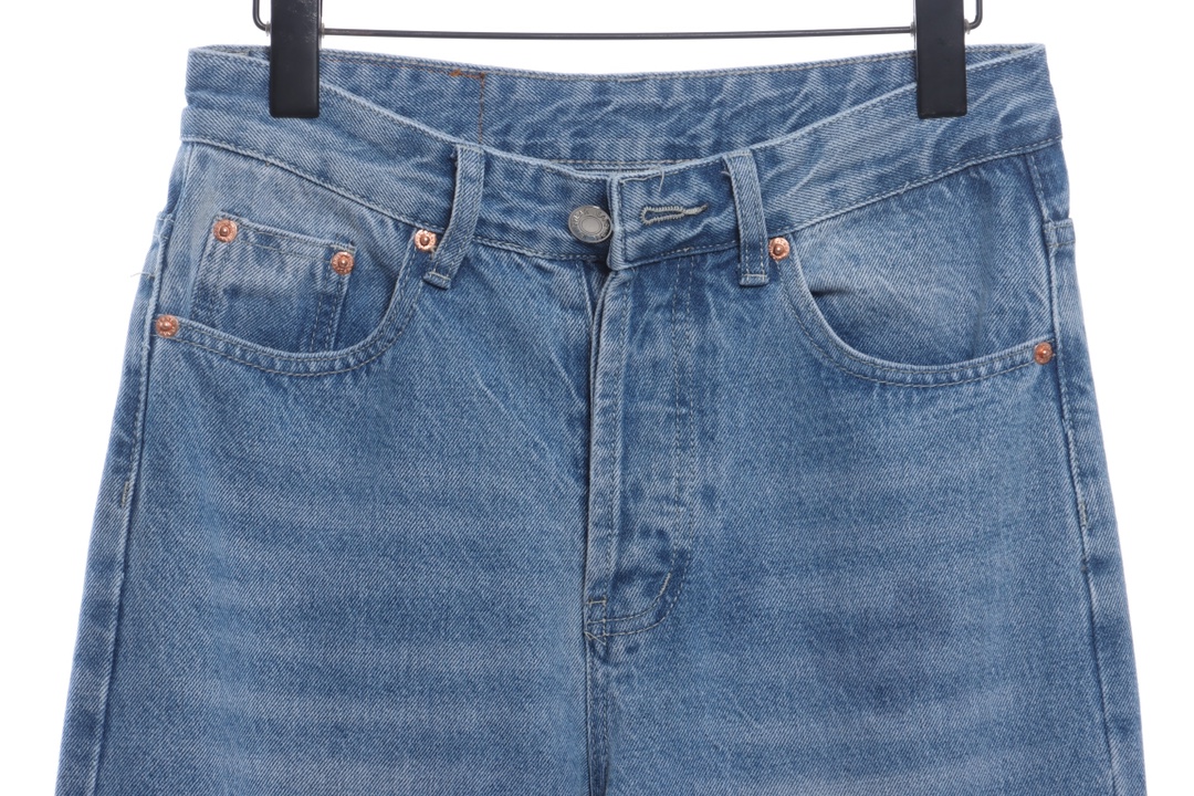 Stuart co-signed Levi's 150th anniversary embossed denim trousers