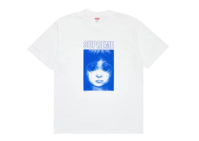 Suprem3 Margaret Keane Teardrop Tee 'White'