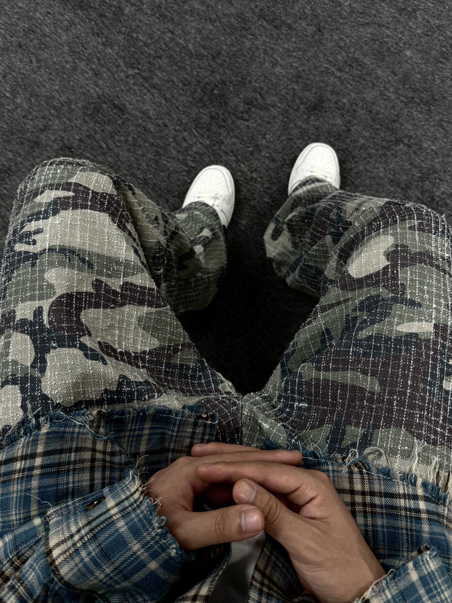 Big Ol' Camo Canvas Needlepunch Jeans