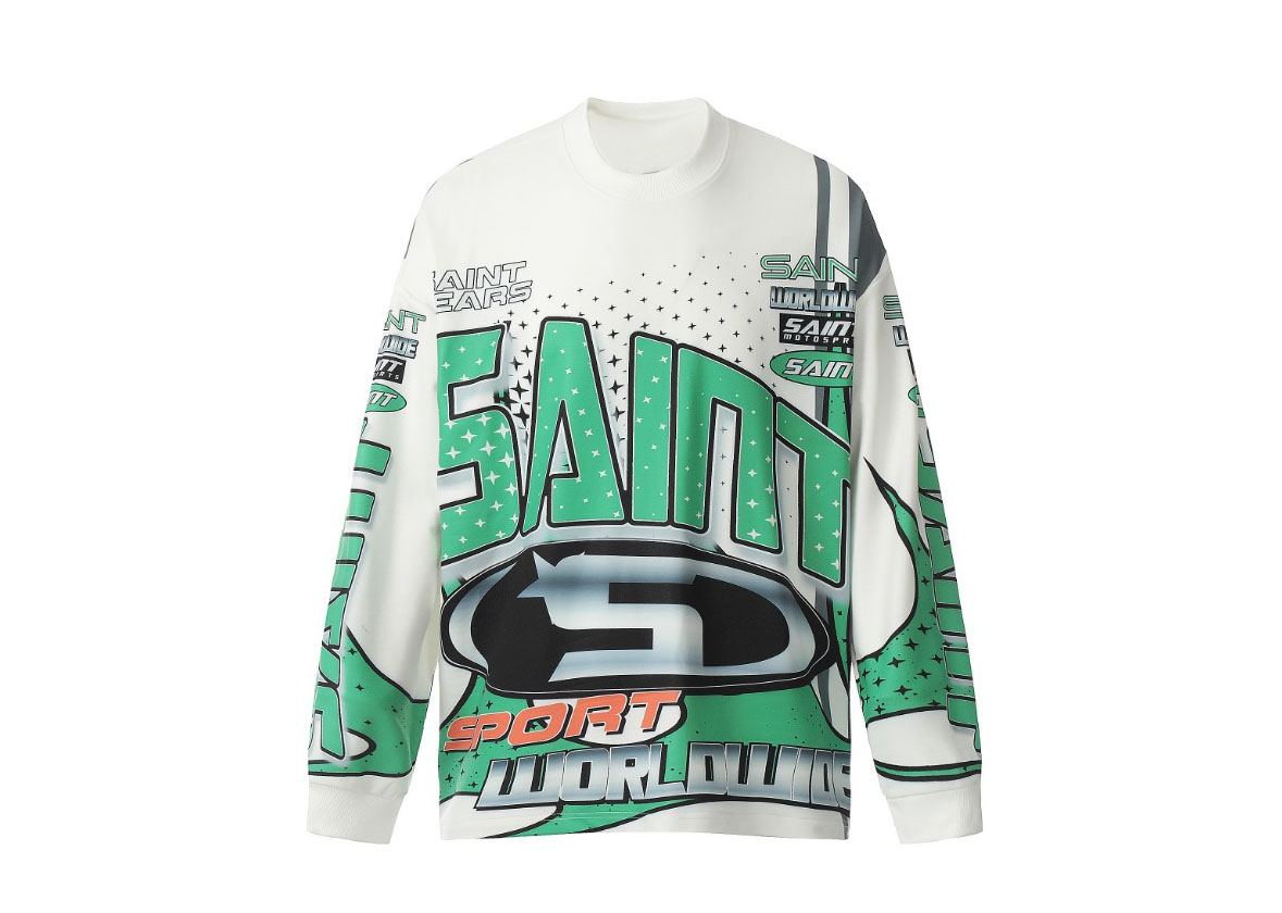Saint Mich@el Tears 76 Full Print Long Sleeve