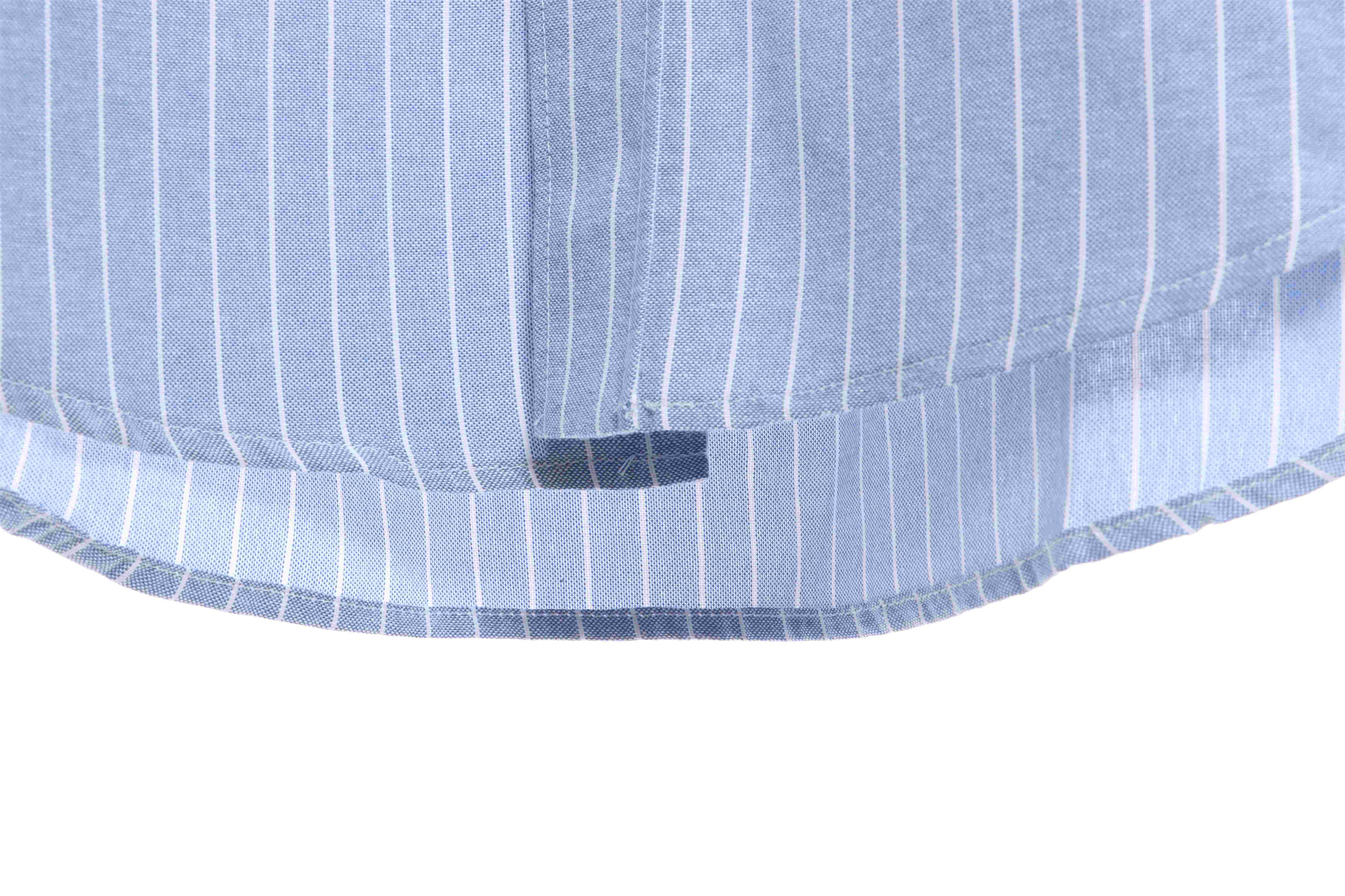 C3  Small Embroidered Vertical Stripe Long Sleeve Shirt