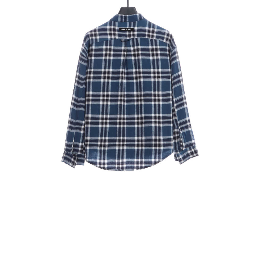 FOG Plaid Swallowtail Long Sleeve Shirt