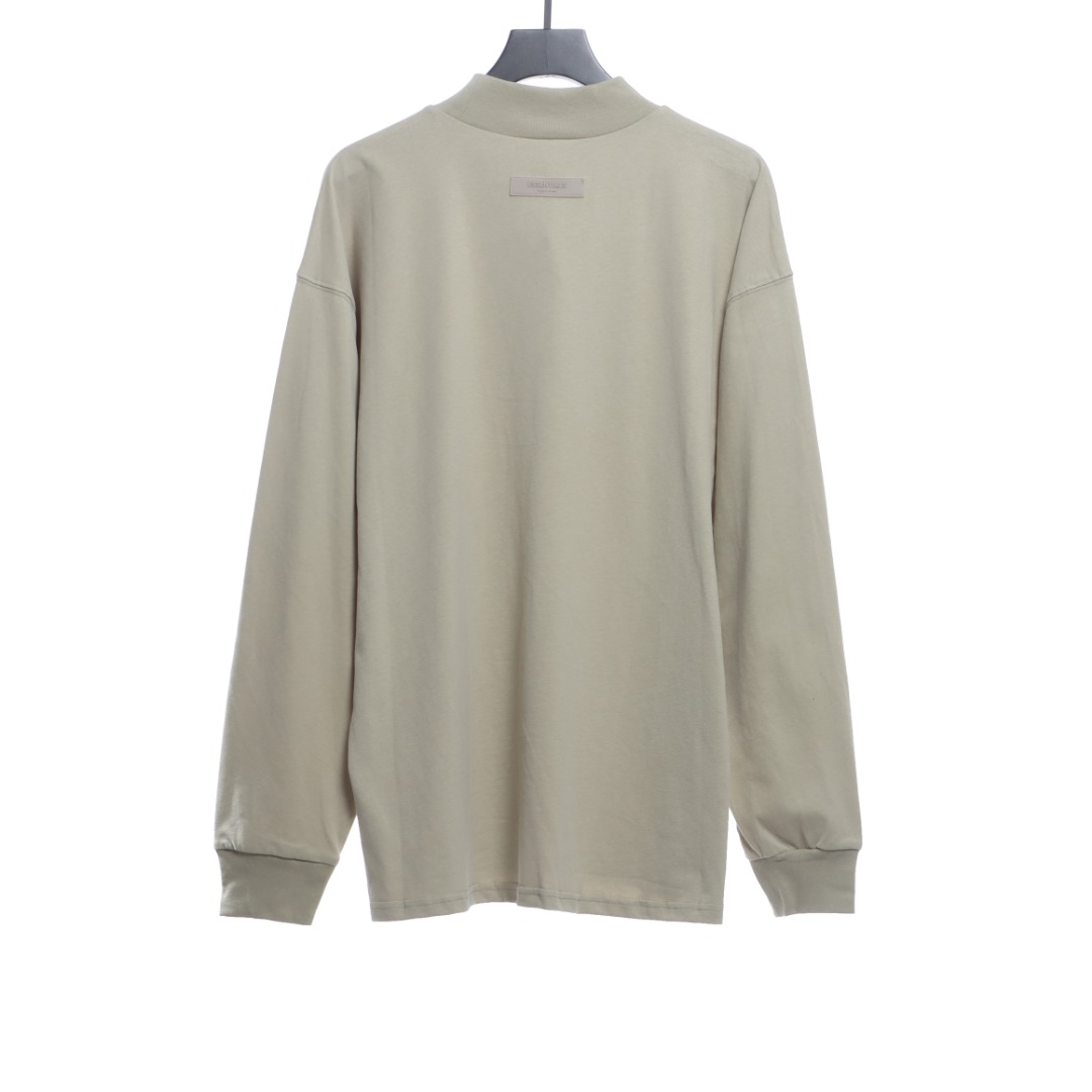 Fear of god  1977 flocking print long-sleeved T