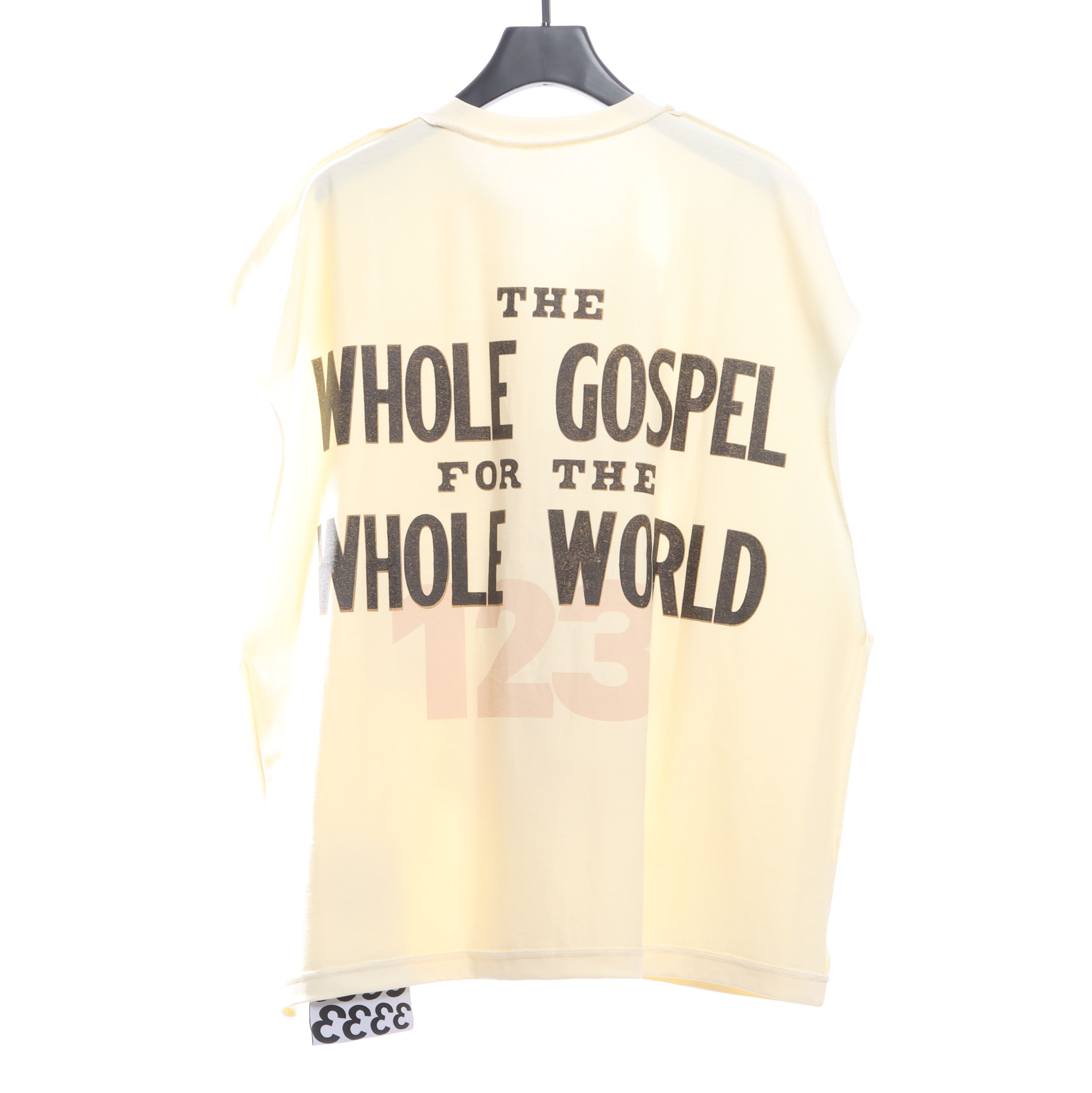 FOG co-signed RRR123 Jesus printed vest