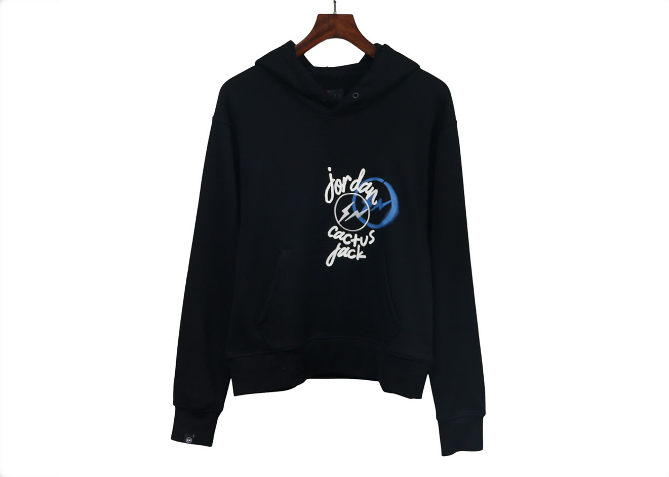 Jordan TS lightning tripartite joint portrait print hoodie