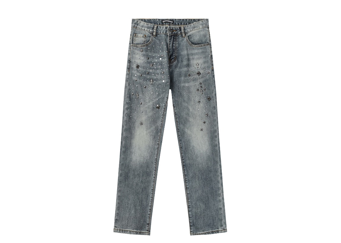 CHR0ME HEARTS 202323FW DENIM CROSS Pants