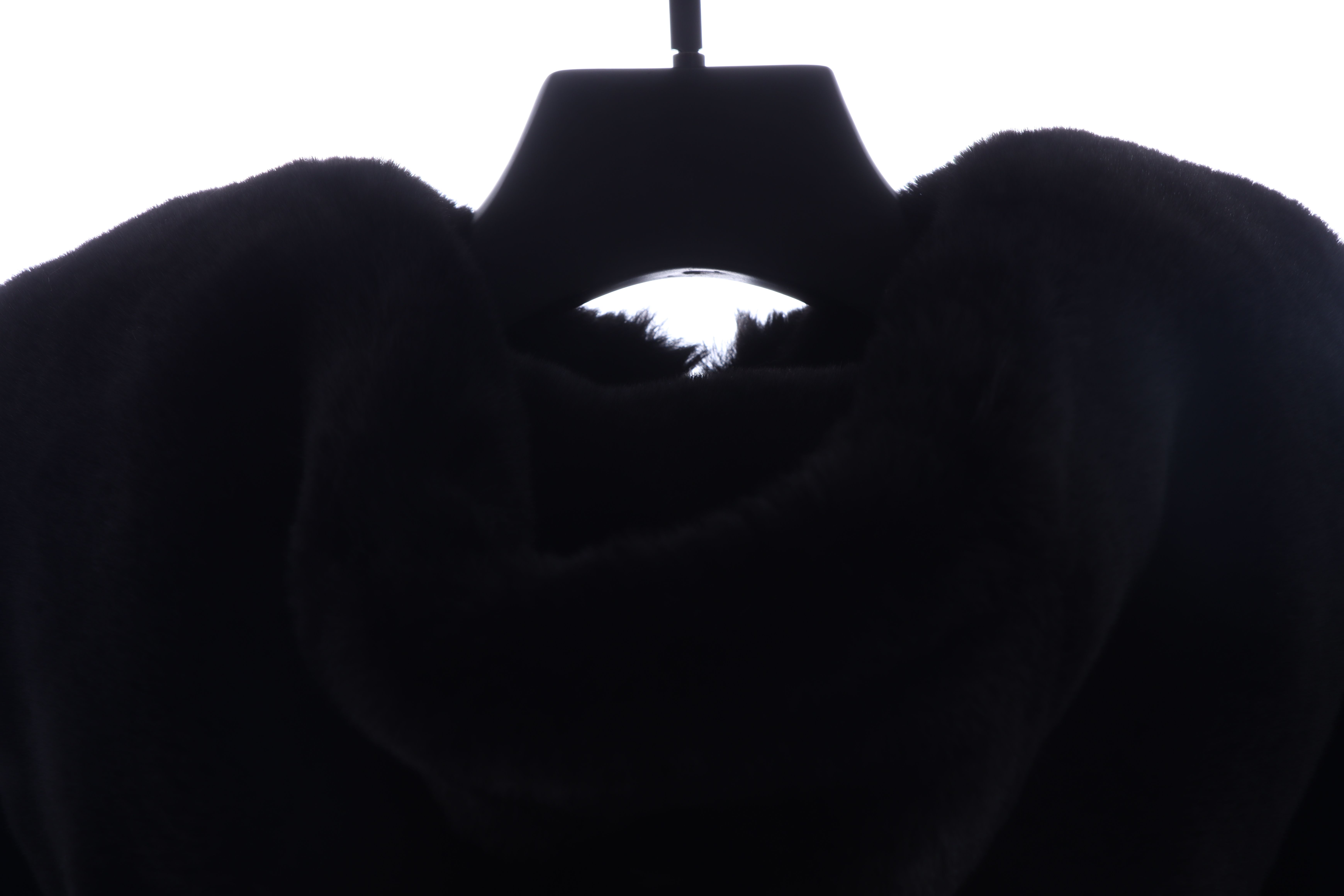 Mastermind Japan MMJ Big Skull Mink Fleece Hooded Fur Coat